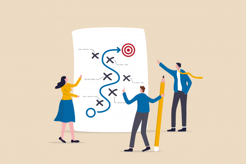 Strategic planning, plan to overcome difficulty or obstacle to reach goal or target